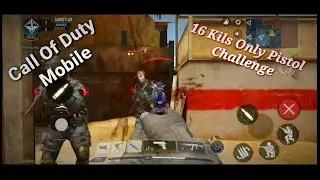 16 Kills Only Pistol Challenge In CODM | Call Of Duty Mobile India |