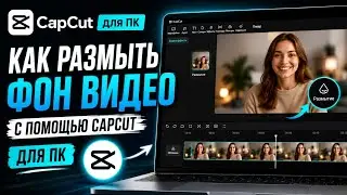 Как размыть фон видео с помощью CapCut для ПК