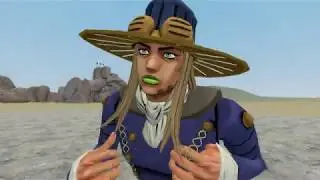 Jojo part 7 Anime, but made with crooked hands [Parody]
