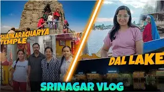 Srinagar Vlog😍 | Shankracharya Temple | Dal Lake | Lal Chownk | Lakshmi Geotalks