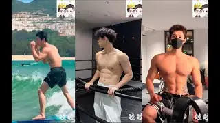 Handsome guy muscle 6 pack absCute and Handsome Boys on Douyin/Tiktok暑假是时间的奢侈品，属于看云做梦的少年