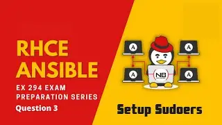 RHCE 8 EX294 Exam Practice Questions || RHCE EX294 || Question 3 Setup sudoers
