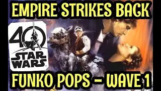 EMPIRE STRIKES BACK 40TH ANNIVERSARY FUNKO POPS - WAVE 1