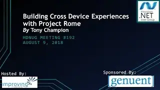August 2018 HDNUG Meeting
