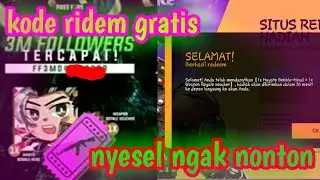 Ngak nonton rugi❗kode ridem gratis || resmi dari garena\\garena free fire indonesia🇮🇩
