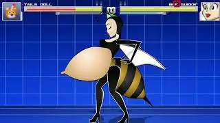 Mugen Vore: Bee Queen vs Tails Doll