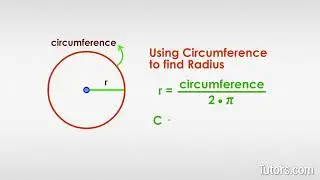 Radius Of A Circle | Formula & How To Find Radius