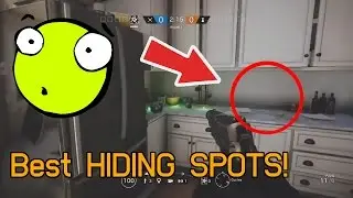 Rainbow Six Siege | BEST HIDING SPOTS AND DRONE SPOTS!