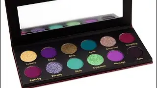 Live swatches Glaminatrix glamorous palette