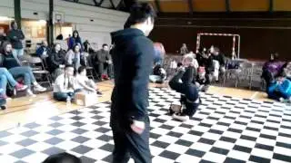 Battle All School 2016 Final bboy bastos (Melting force) vs bboy shenzu (sfc &melting force)