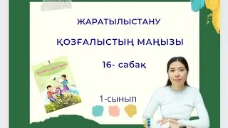 Жаратылыстану 16-сабақ ҚОЗҒАЛЫСТЫҢ МАҢЫЗЫ 1-сынып