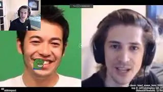 xQc reacting to my deepfake post PogU