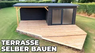 So einfach baust du eine perfekte Terrasse! #garten #diy