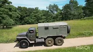 Урал 4320, вид с Дрона.