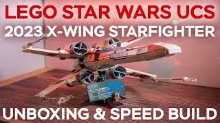 LEGO X-Wing Starfighter UCS Speed Build | LEGO Star Wars 75355 UCS Unboxing and ASMR Build