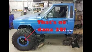 Barnes 4wd truss dana 44 (axle swap montage part 1)