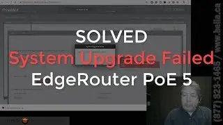 Solved   EdgeRouter   System Upgrade Failed
