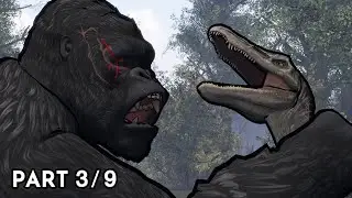 King Kong (2005) vs Baryonyx | Animation (Part 3/9)
