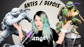 TMNT - Pintando impressão 3D - Donatello