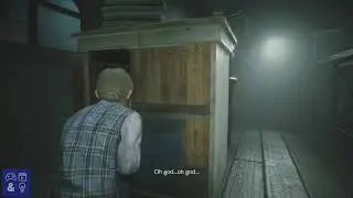 Resident Evil 2 Sherry stealth section gameplay