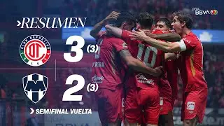 TOLUCA 3(3)-(3)2 MONTERREY | Rayados cae con la cara en alto ante un Toluca que va por el bi