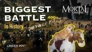 Crushing Coalition - Biggest Fight in Mortal Online II History - Lancer POV