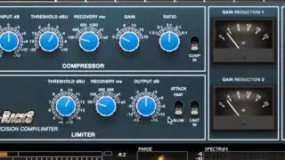 New Precision Compressor Limiter processor & AAX compatibility available in T-RackS Custom Shop!