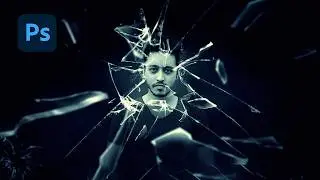 Broken Glass Effect in Photoshop CC Tutorials | 