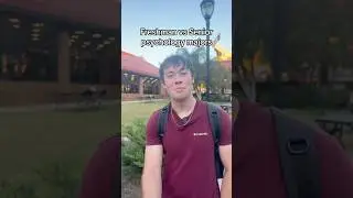 Freshman vs Senior Psychology Majors