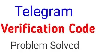 How to fix telegram app otp verification code not received  problem Solve Solution