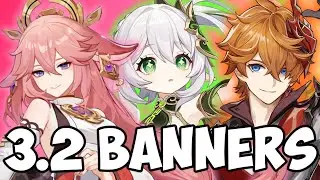 3.2 GENSHIN BANNERS HAVE BEEN CONFIRMED! 3.2  (CHILDE, YAE MIKO, AND MORE)