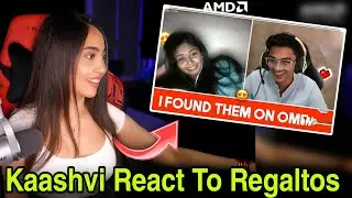 Kaashvi React To Regaltos flirting skills😂||Ome Tv@soulregaltos9810