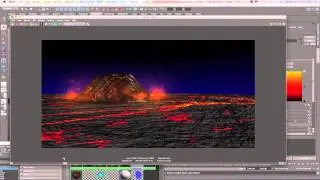 Maya 2013 Create Lava Tutorial Part 1 of 2 by Stuart Christensen