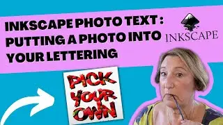Photo Text  putting a photo into your lettering in Inkscape