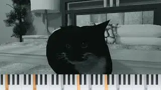 Maxwell Cat but I made it into a cinematic piano song [With Subtitles]