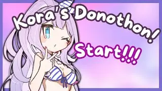 【WEEK-LONG DONOTHON】FIRST DAY- BEGIN!【Vtuber】