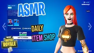 ASMR Fortnite Tryhard Haze Skin Is Back! Daily Item Shop 🎮🎧 Relaxing Whispering 😴💤