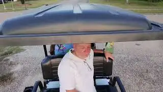 DJI Neo Follows Golf Cart
