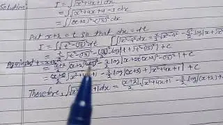 Integrate the function √(x² + 4x +1) .