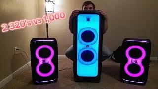 2 JBL PartyBox 320's vs JBL PartyBox 1,000