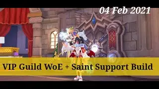 Saint Update(7.5) F2P Build + VIP Guild WoE 4 Feb 2021 Ragnarok M Eternal Love Midnight Party