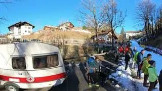 Strada della Cascata - aspettando i concorrenti Marcialonga 2024 - video 360°