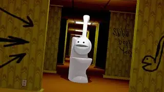 Skibidi Otamatone Toilet - The Backrooms (Found Footage) 