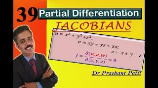 How to find Jacobians of 3 variables | Partial Differentiation  || 18mat21 || Dr Prashant Patil