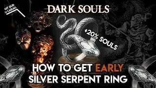 Dark Souls Covetous Silver Serpent ring early! Location