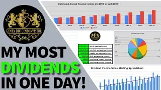 My MOST Dividends EVER in ONE Day!