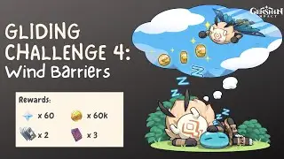 Genshin Impact · 原神 | Gliding Challenge Day 4 - Insignia on the floor ft. Diona