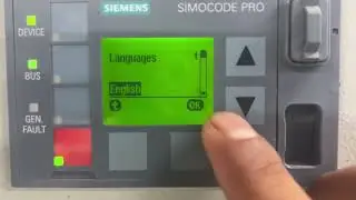 Simocode Pro V Display Important Setting.