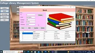 College Library Management System Using C#