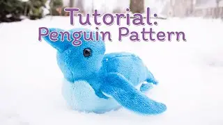How To Sew a Penguin Plush (From my Sewing Pattern)